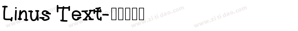 Linus Text字体转换